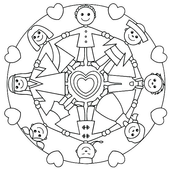 558x553 Coloring Pages Free Printable Lotus Mandala Free Printable Mandala