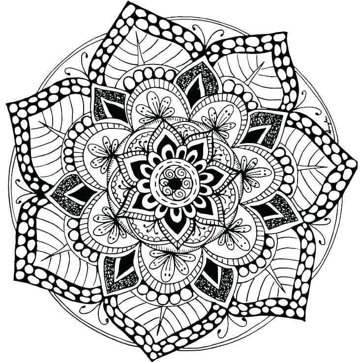 736x736 Mandala Coloring Pages Free Printable Free Printable Mandalas Pdf