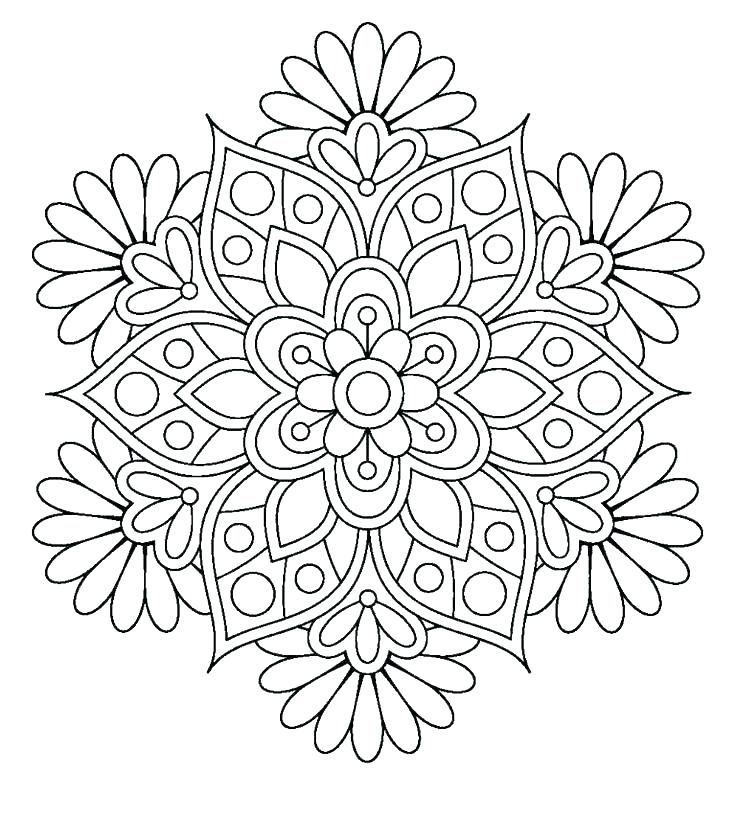 736x817 Mandala Coloring Pages Pdf