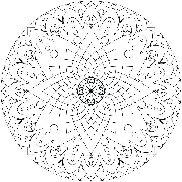600x600 Free Printable Mandalas To Print And Color Mandala Coloring Pages