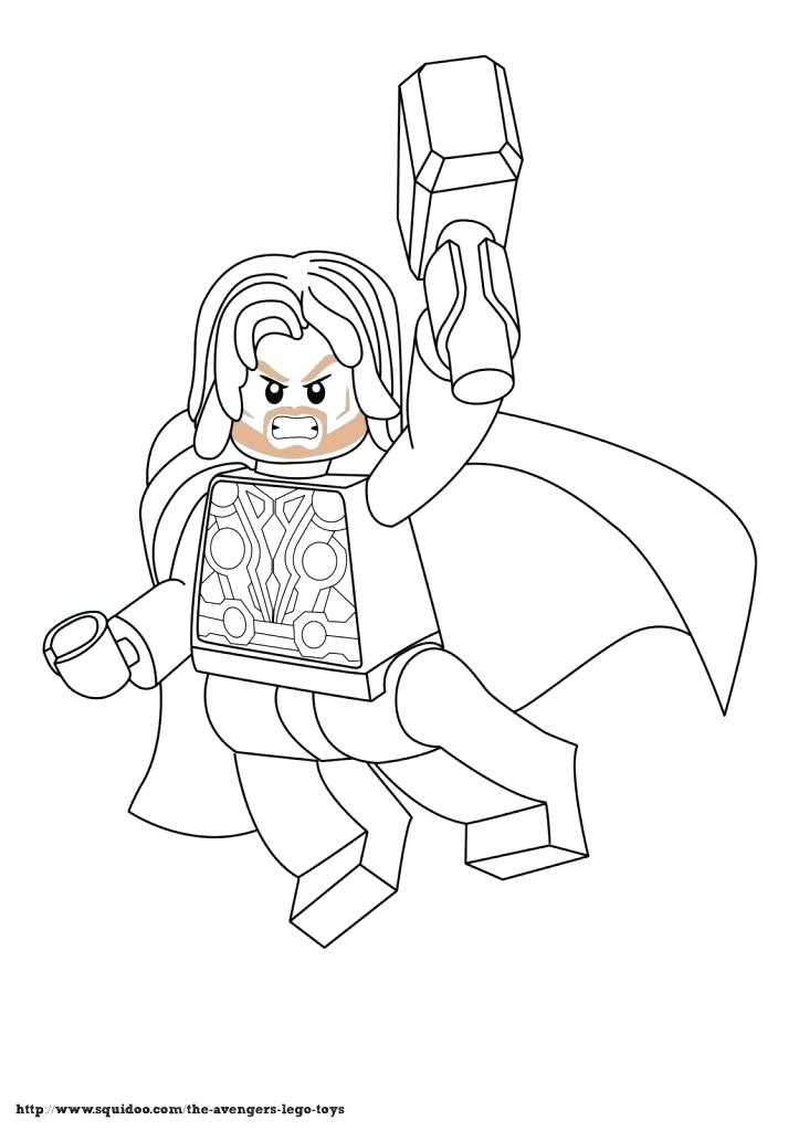 723x1024 Thor Coloring Pages Free Marvel Superheroes Coloring Page