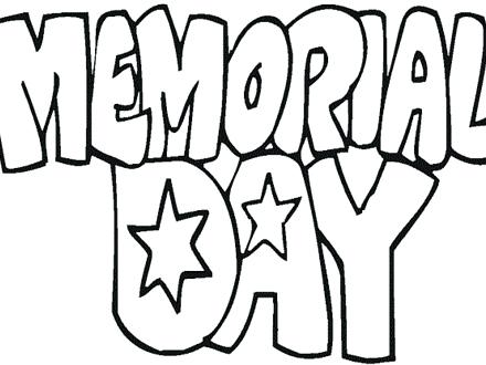 440x330 Memorial Day Coloring Pages Printable Free Memorial Day Memorial