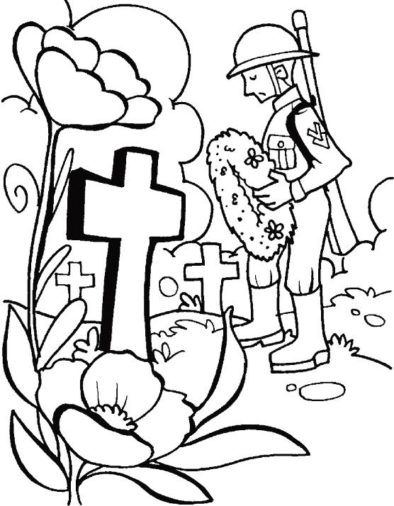 556x714 Remembrance Day Military Coloring Page Remembrance Day