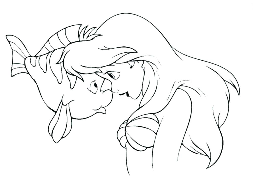 1024x729 Free Little Mermaid Coloring Pages The Little Mermaid Coloring