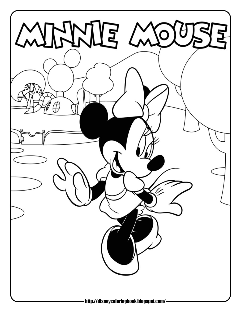 1020x1320 Mickey Mouse Clubhouse Coloring Pages