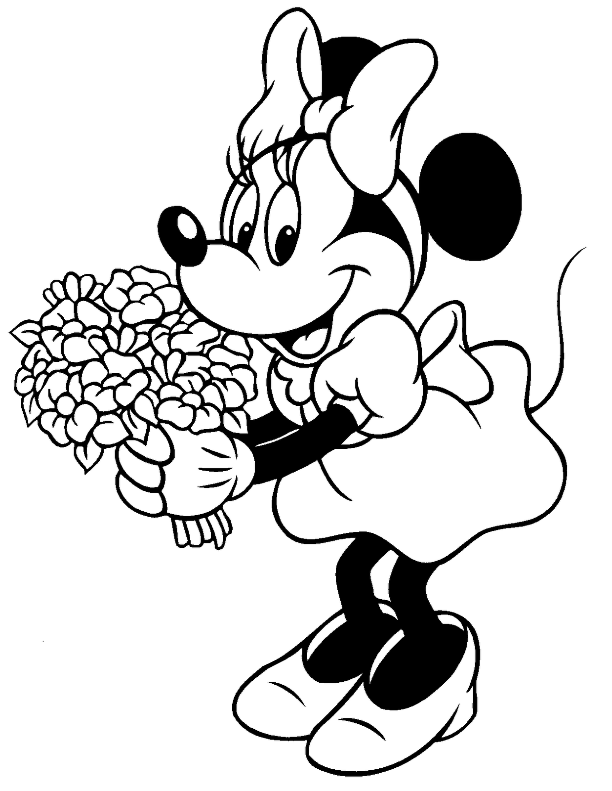 1239x1600 Mickey Mouse Coloring Pages Pdf Free Minnie Pr 9436 Unknown
