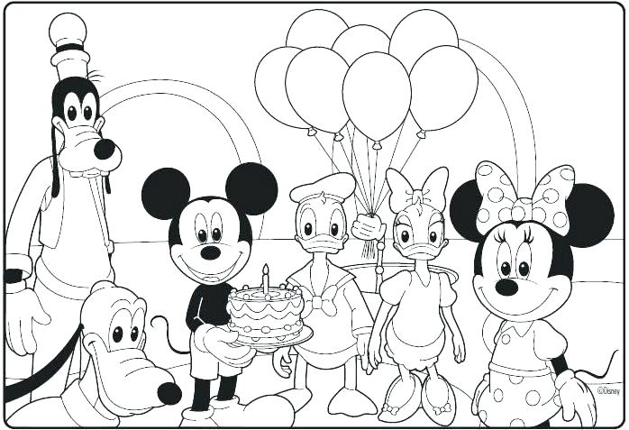 698x477 Color En Mickey Mouse Free Printable Mickey Mouse Coloring Pages