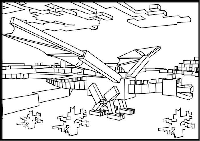 Free Minecraft Coloring Pages