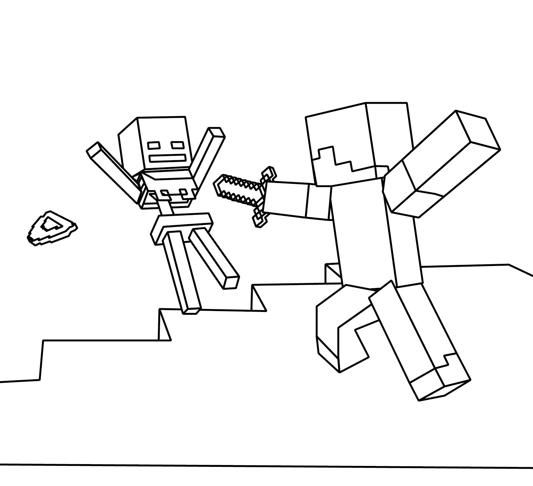 1725x1575 Exquisite Ideas Minecraft Printable Coloring Pages Coloring Pages