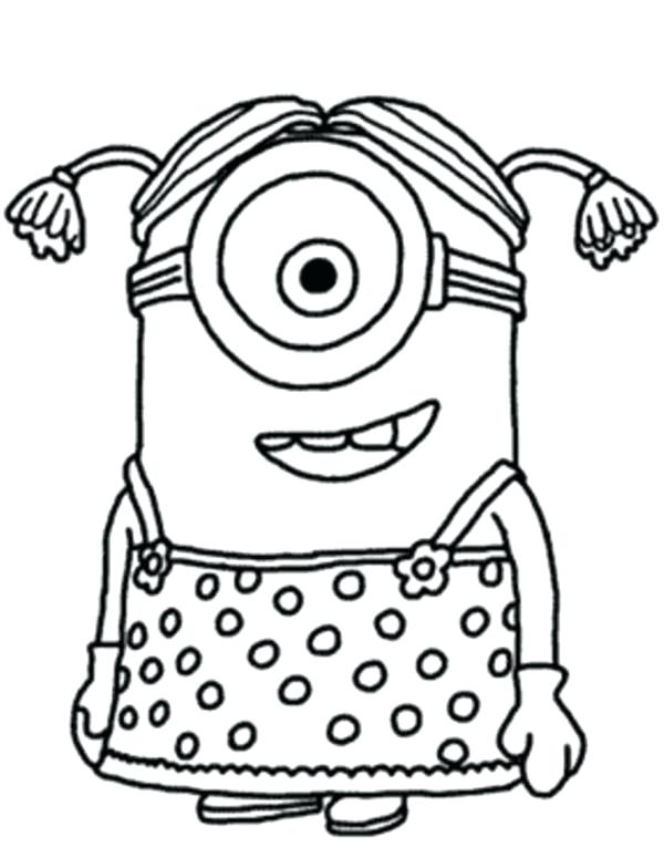 600x775 Minion Coloring Pages Free Coloring Pages Minions Despicable Me 2