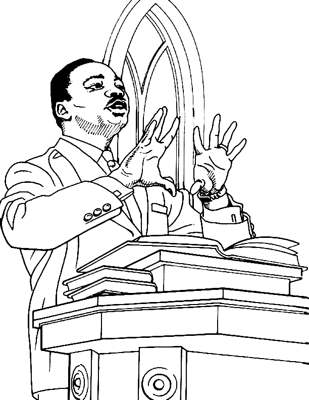 612x792 Martin Luther King Jr Coloring Pages And Worksheets