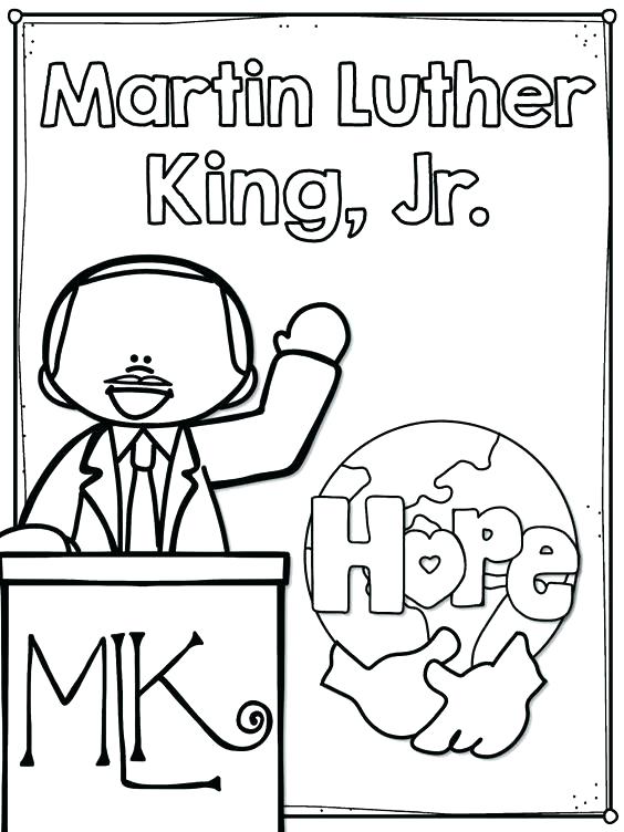 564x752 Dr Martin Luther King Coloring Pages Martin King Martin King