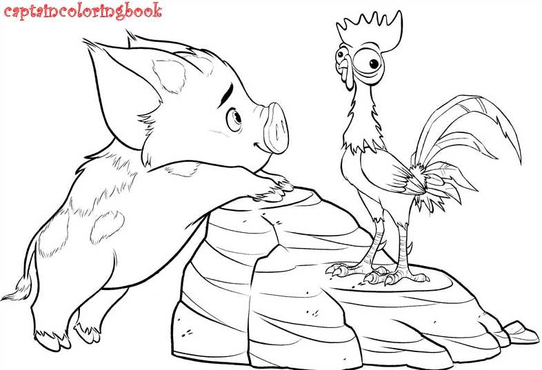 Free Moana Coloring Pages