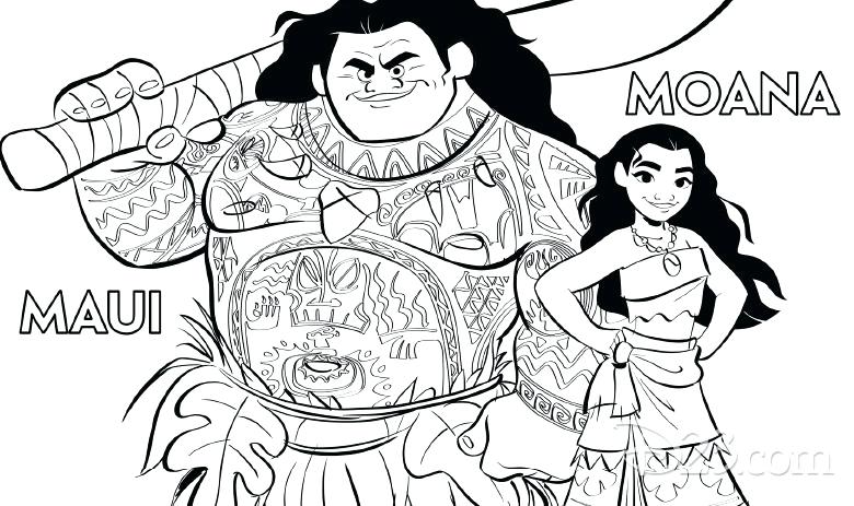 780x463 Moana Coloring Pages Printable Free And And Coloring Page 659