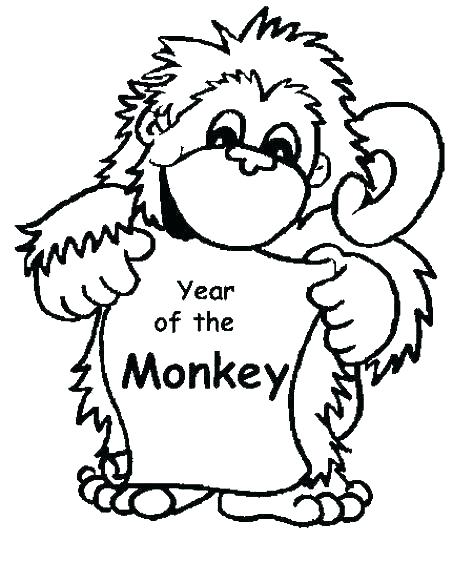 473x583 Monkeys Coloring Pages 5 Little Monkeys Coloring Page 5 Little