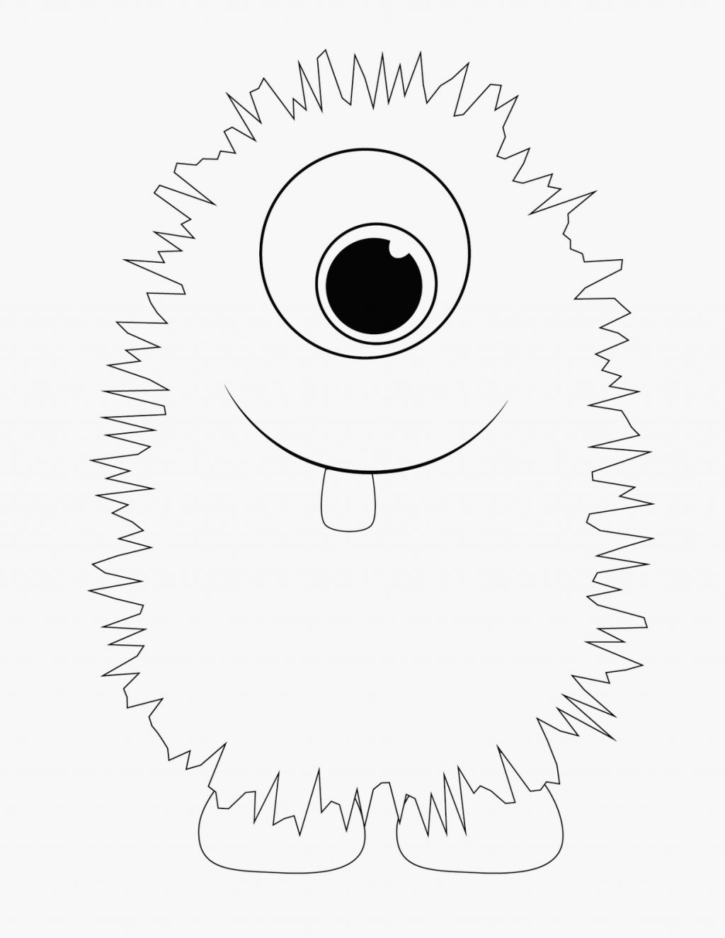 1024x1325 Monster Color Page Coloring Pages For Kids Fantasy Medieval