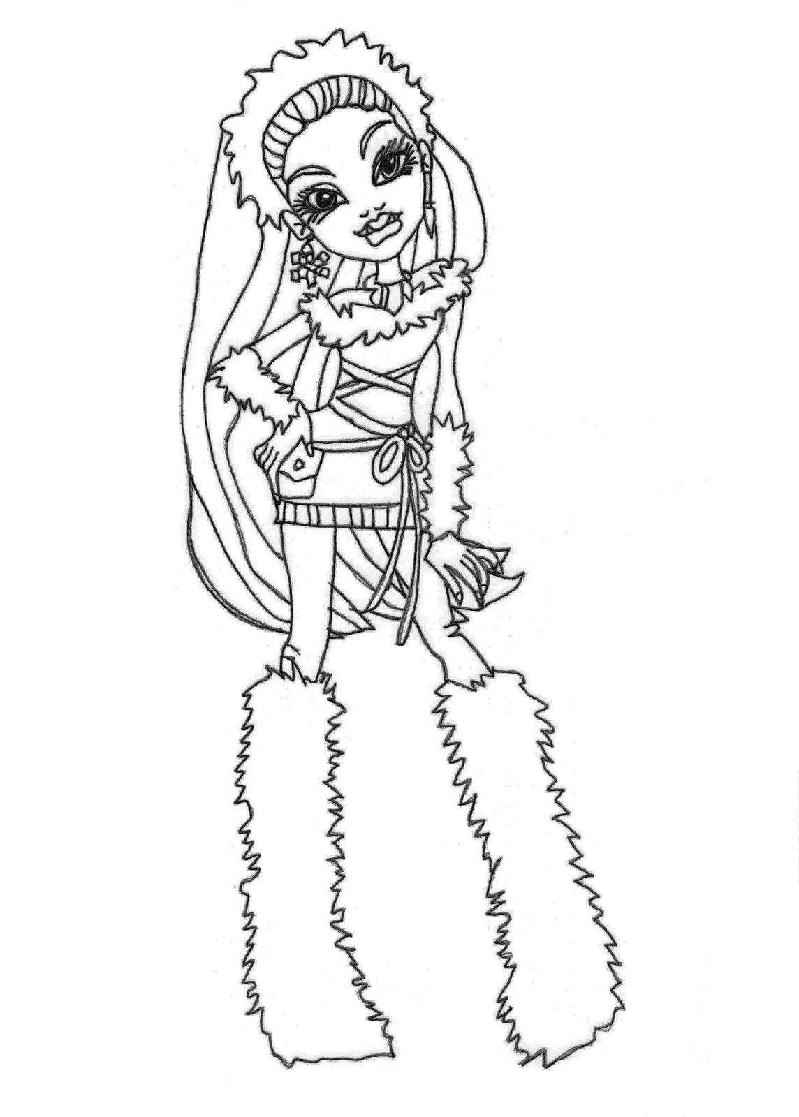 1144x1600 Monster High Printable Coloring Pages Inspirational Free Printable