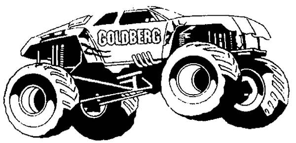 600x290 Unique Monster Truck Pictures To Print Colouring In Beatiful