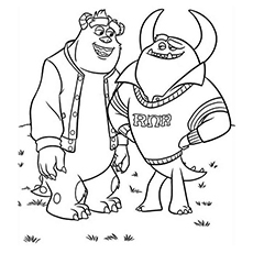 230x230 Top 20 Free Printable Monsters Inc. Coloring Pages Online