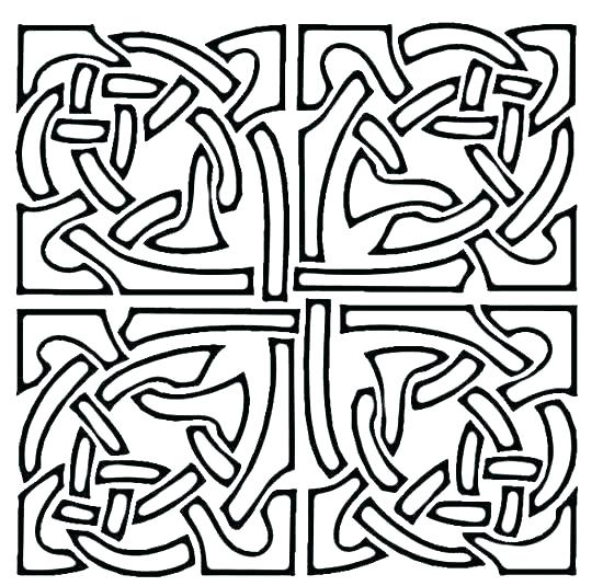 550x535 Mosaic Coloring Page Medallion Mandala Mosaic Coloring Page Free