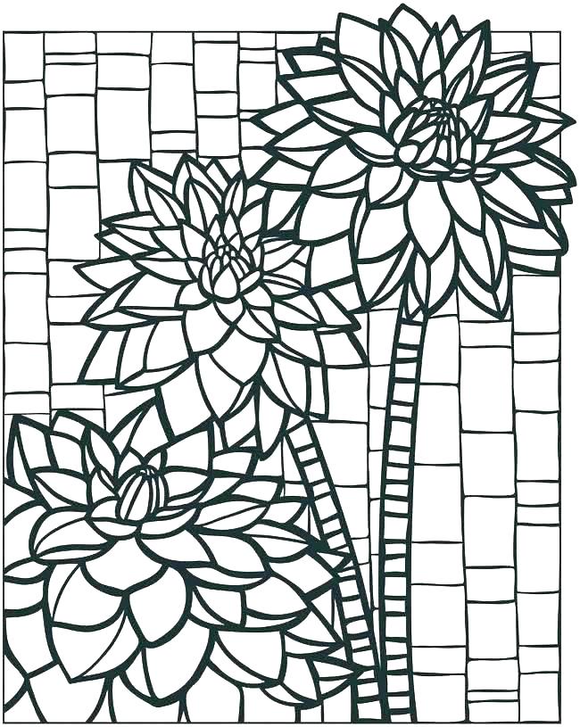 650x815 Mosaic Coloring Pages Free Mosaic Coloring Sheets Mosaic Coloring