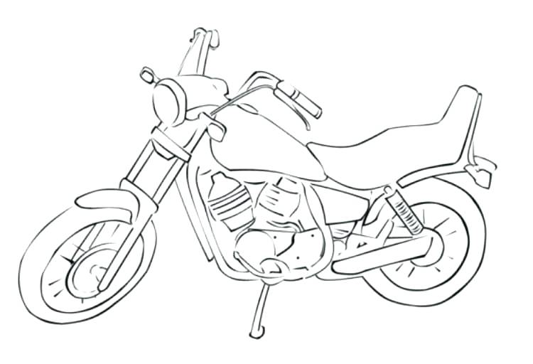 750x512 Harley Davidson Coloring Pages Free Motorcycle Color Download 3