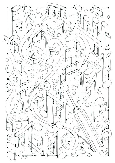 400x565 Coloring Pages Music Adult Coloring Page Printable Guitar Coloring