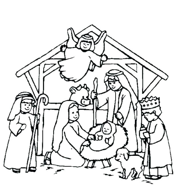 640x647 Coloring Pages Nativity Letter S Coloring Pages Precious Moments