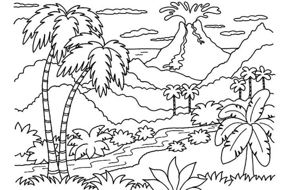 960x640 Get This Free Nature Coloring Pages For Kids Yy6l0 !