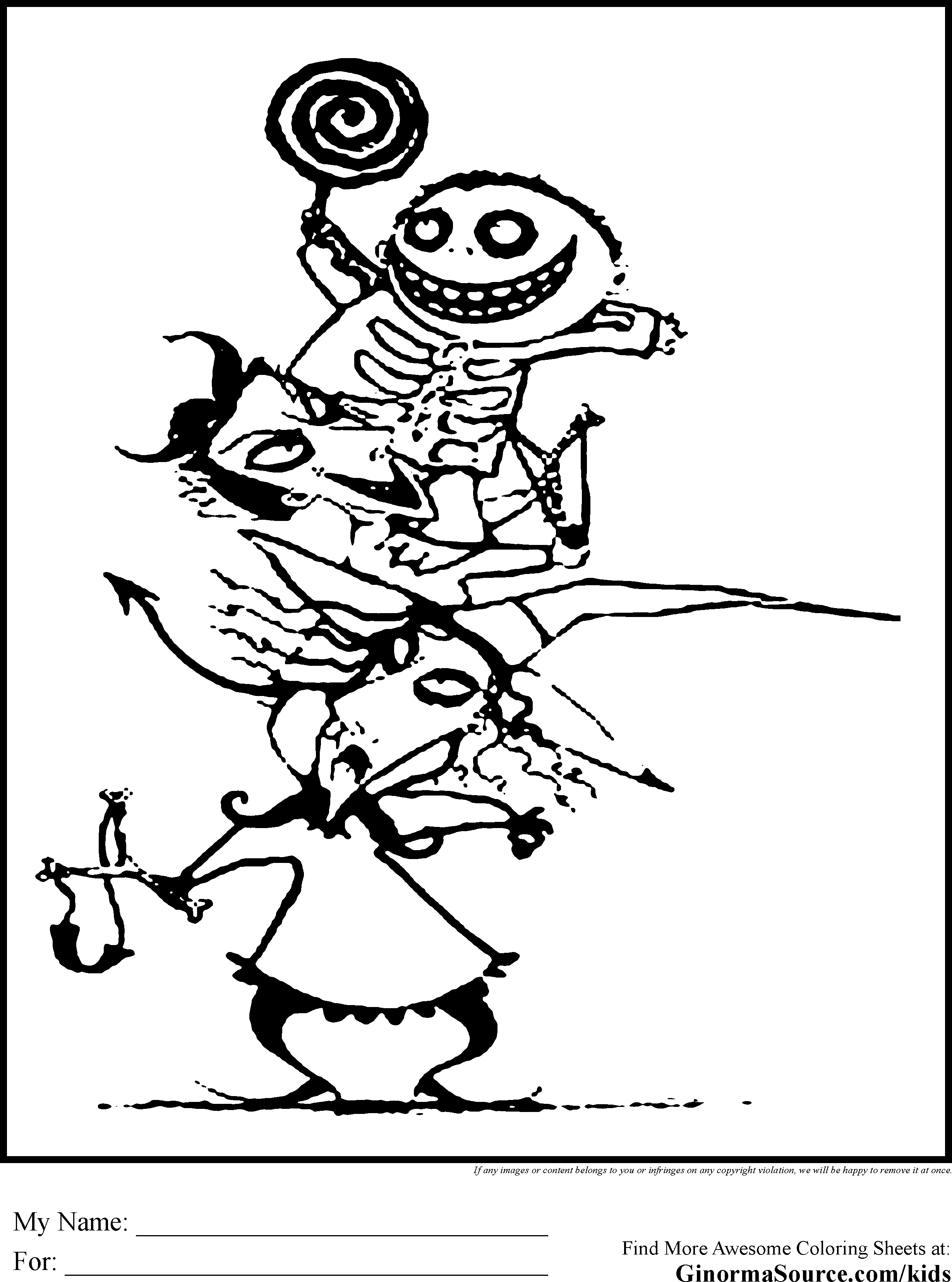 2459x3310 Nightmare Before Christmas Coloring Pages.gif Tim