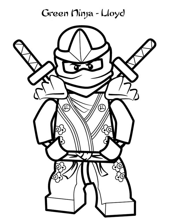 600x776 Ninja Coloring Pages Free Green Ninja Lloyd Coloring Page Download