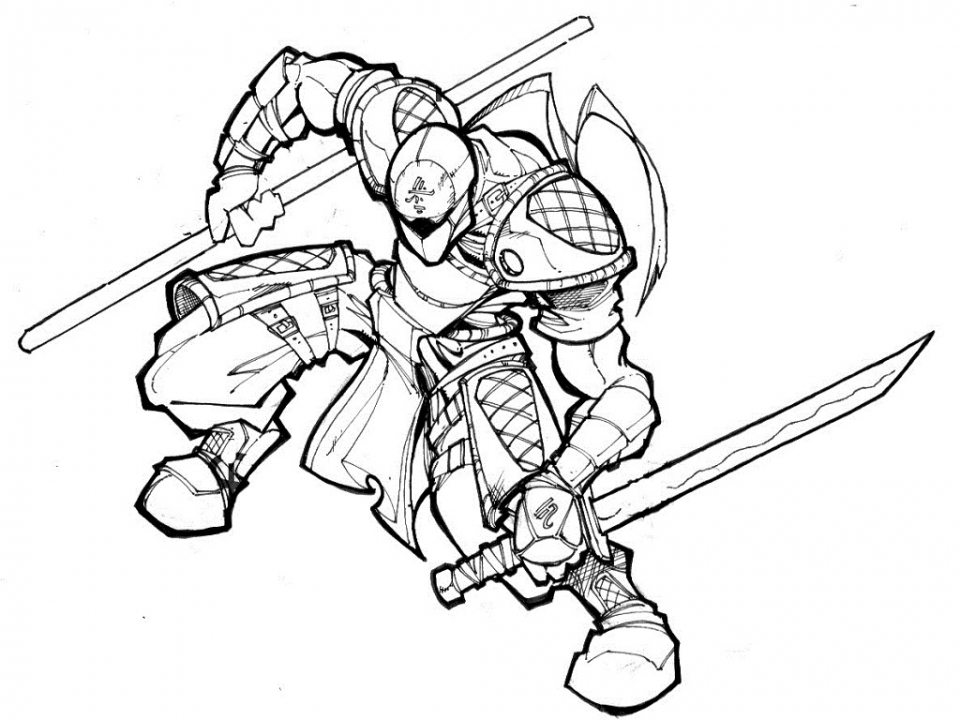 960x720 Get This Ninja Coloring Pages Free Printable E52m !