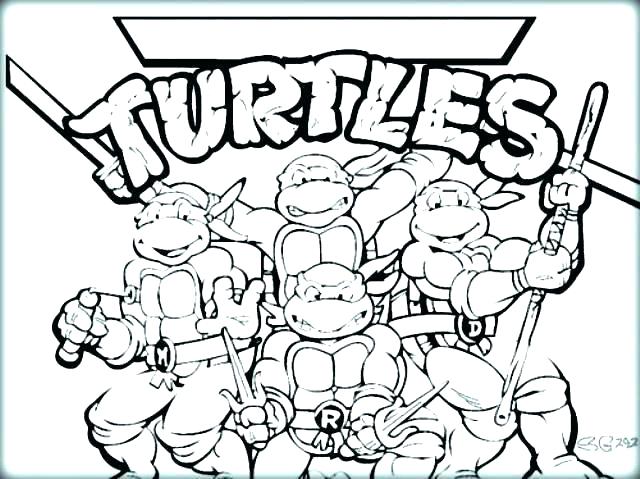 640x479 Free Turtle Coloring Pages Coloring Pages Ninja Turtles Teenage