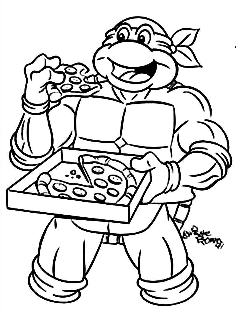 800x1075 Ninja Turtle Color Pages With Surprising Teenage Mutant Sharry