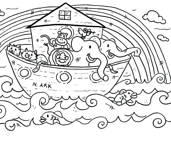 600x496 Fresh Noahs Ark Coloring Pages Printable And 66