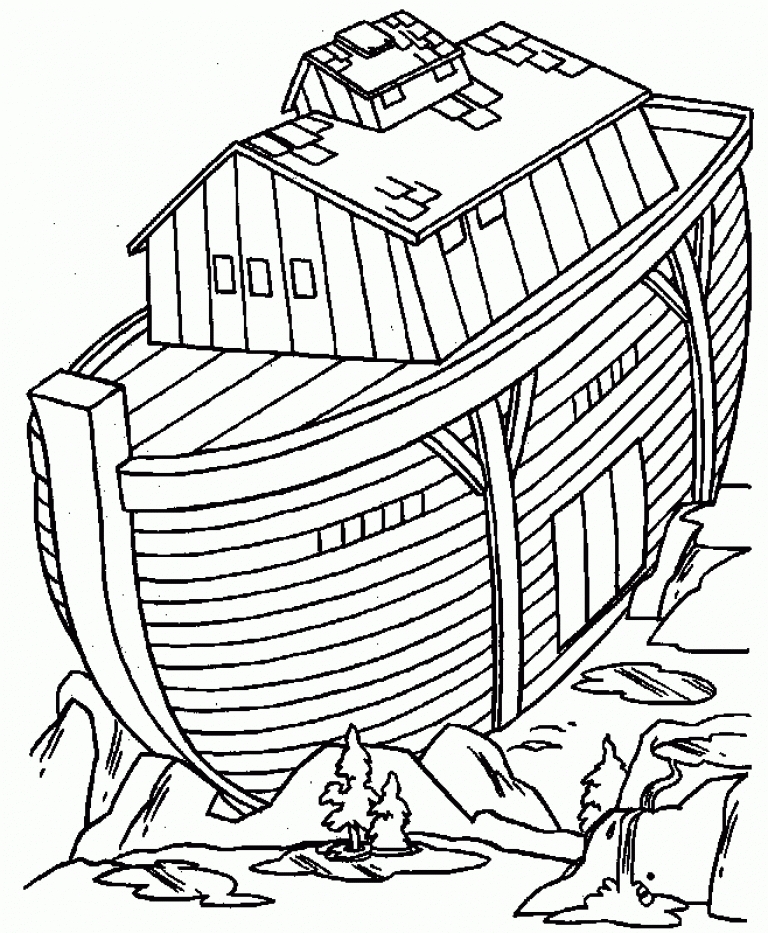 768x933 27 Noah's Ark Printable Coloring Pages Printable Free Coloring