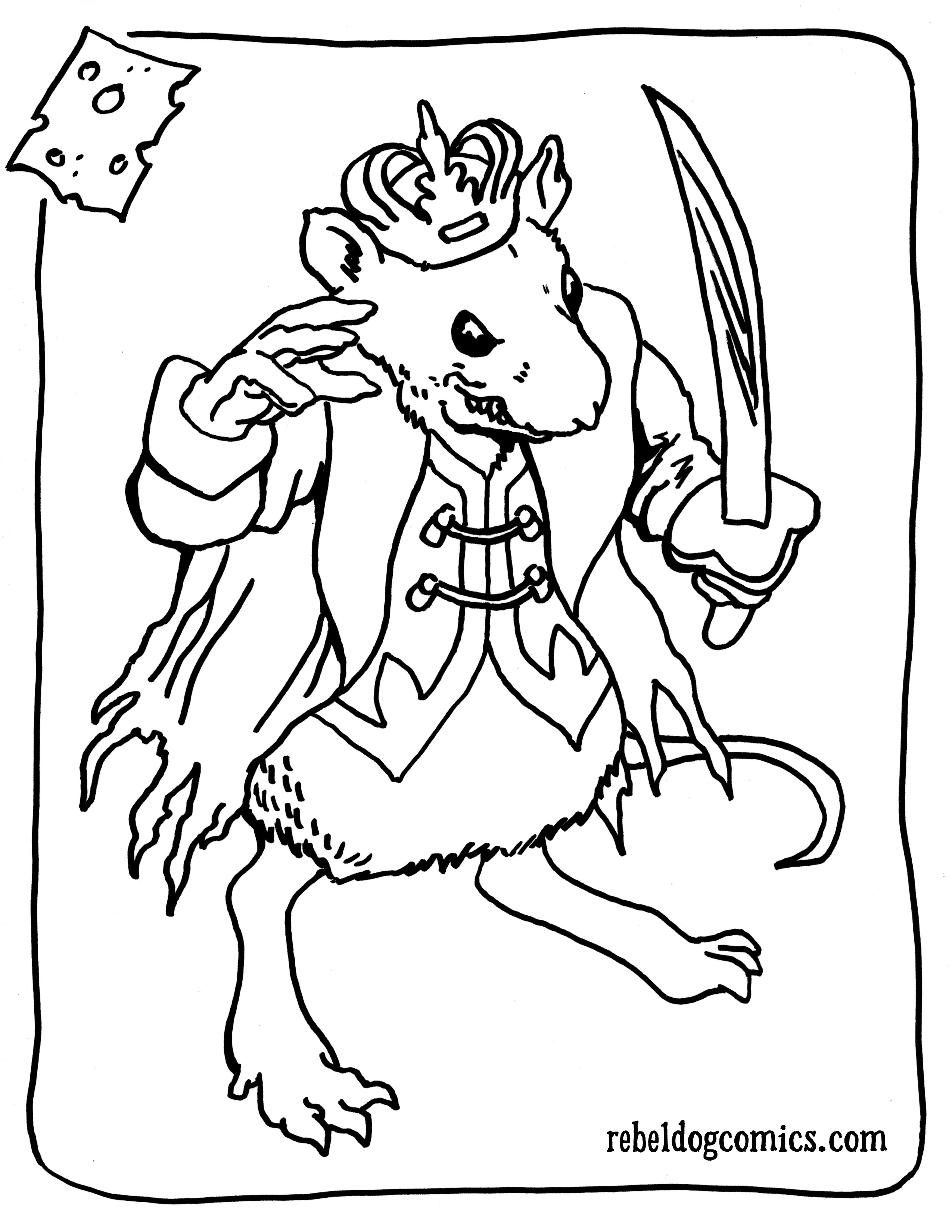 2550x3300 Nutcracker Coloring Pages Lovely Mouse King Nutcracker Sol R