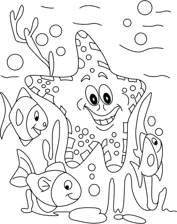 600x761 Free Ocean Coloring Pages