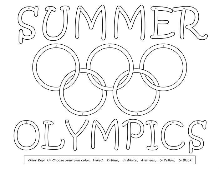 Free Olympic Coloring Pages