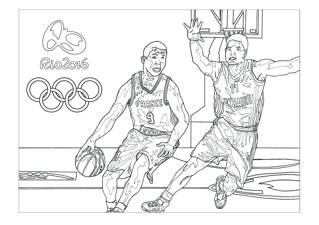 1024x724 Olympic Coloring Pages Coloring Sheets Basketball Coloring Pages