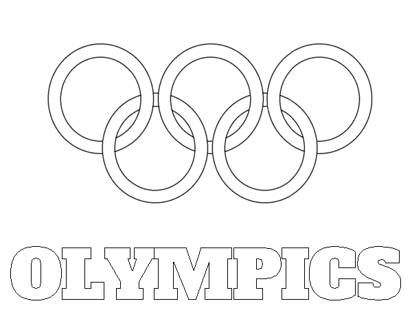 600x464 Olympic Coloring Pages Olympic Rings Coloring Sheet Printable Free