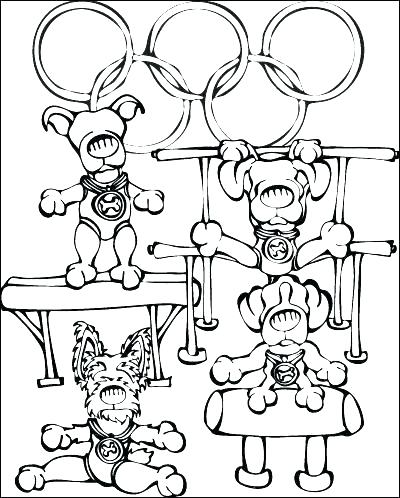 400x498 Olympic Coloring Pages
