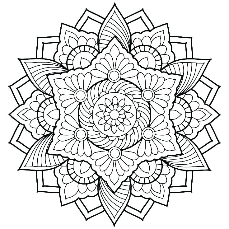 736x736 Free Mandala Coloring Sheets Online Mandala Coloring Pages Free