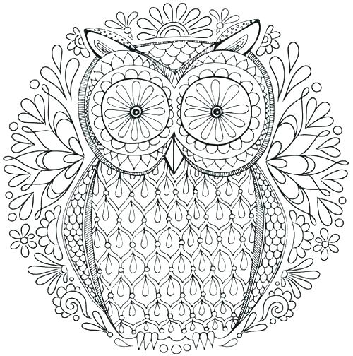 500x504 Coloring Pages Of Mandalas Mandala Coloring Page Printable