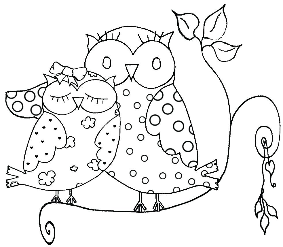 983x857 Coloring Pages ~ Coloring Pages Of Owls Free Owl Color In Page