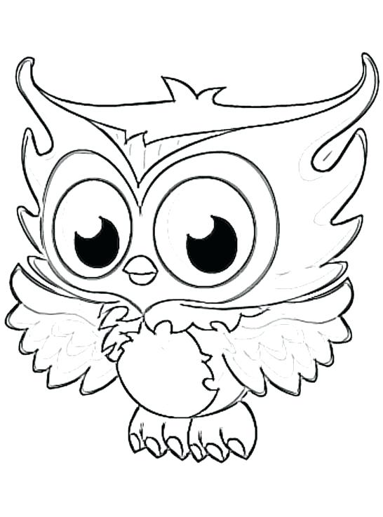 546x737 Cartoon Owl Coloring Pages To Print Printable Free