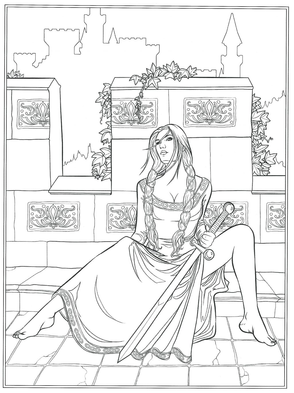 1024x1368 Coloring Page ~ Pagan Coloring Pages Page Printable Pagan Coloring