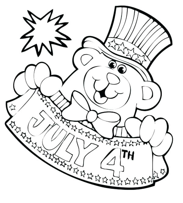 600x666 Patriotic Coloring Book Pages