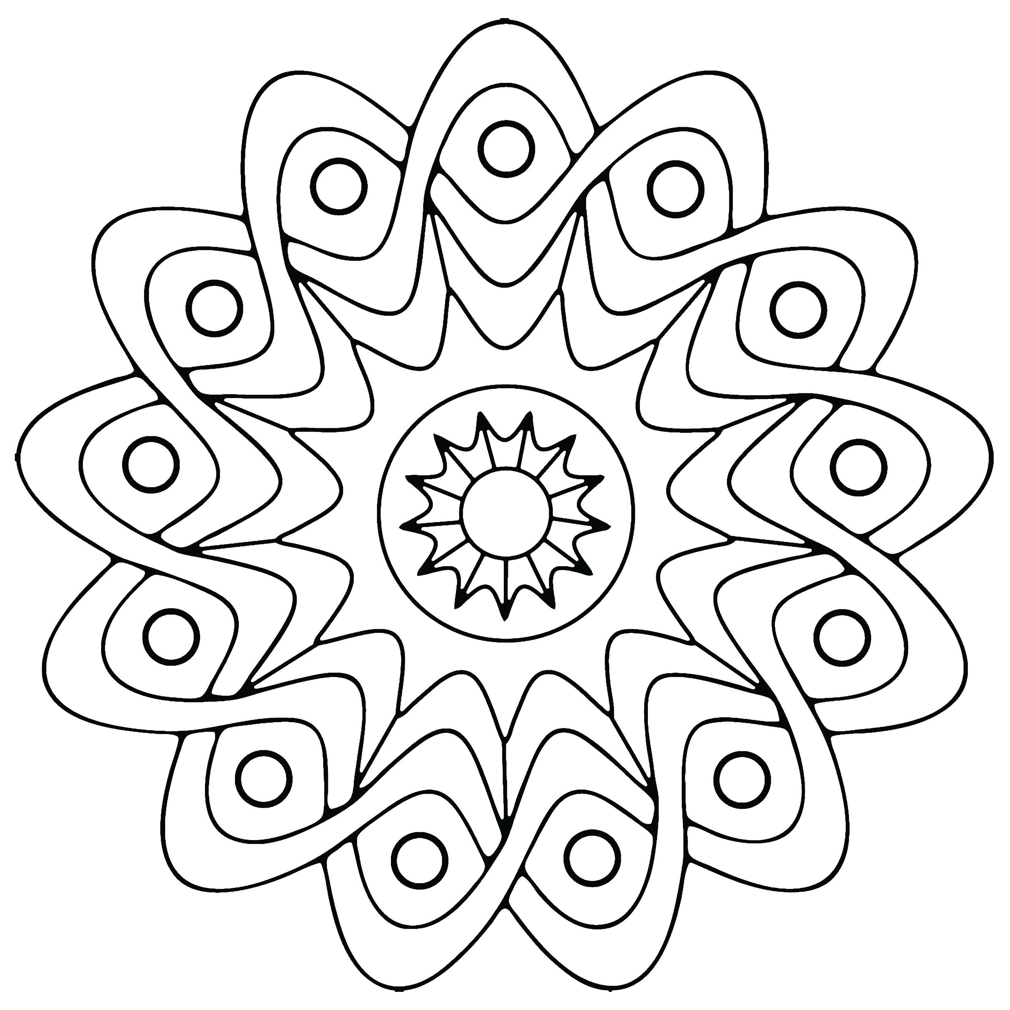 3400x3400 Free Printable Geometric Coloring Pages For Kids
