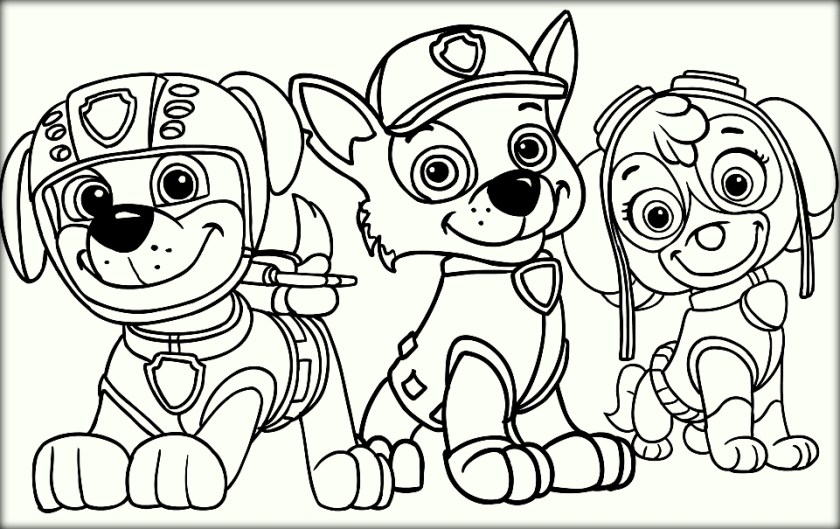 Free Paw Patrol Coloring Pages